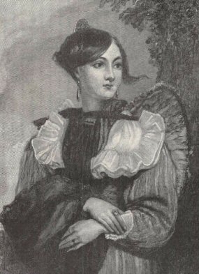 Charlotte Cooper, wife of Gipsy Jack Cooper the pugilist,
painted by Charles R. Leslie c1830, and engraved by C. A. Powell