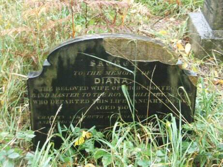 Grave of Dianna Porteos in Brompton Cemetery