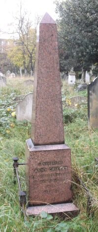 Grave of Fanny Grieves in Brompton Cemetery