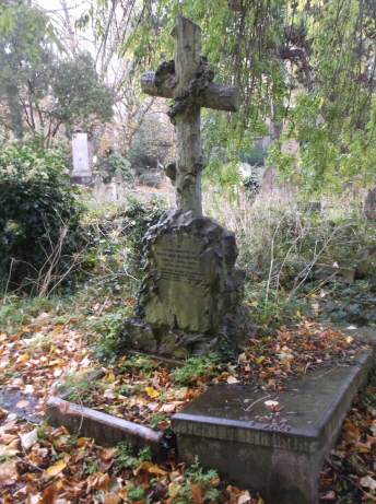 Grave of Mary Ann Barneveld in Brompton Cemetery