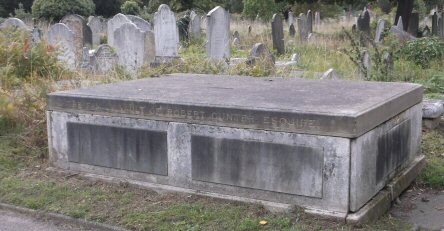 Grave of Robert Gunter in Brompton Cemetery