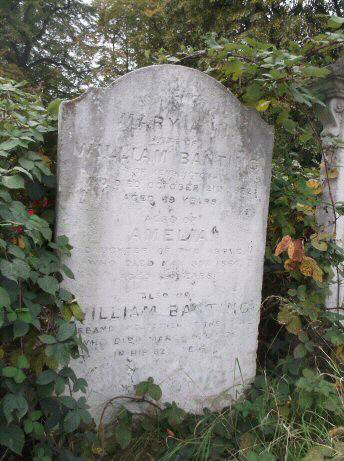 Grave of William Banting in Brompton Cemetery