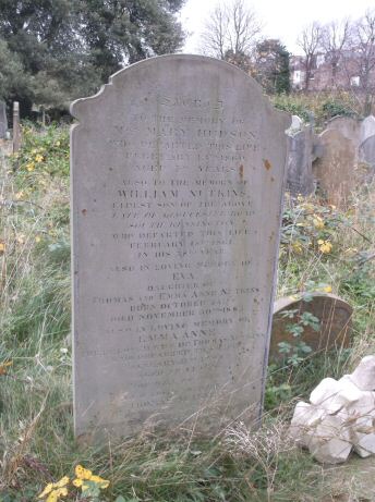 Grave of William Nutkins in Brompton Cemetery